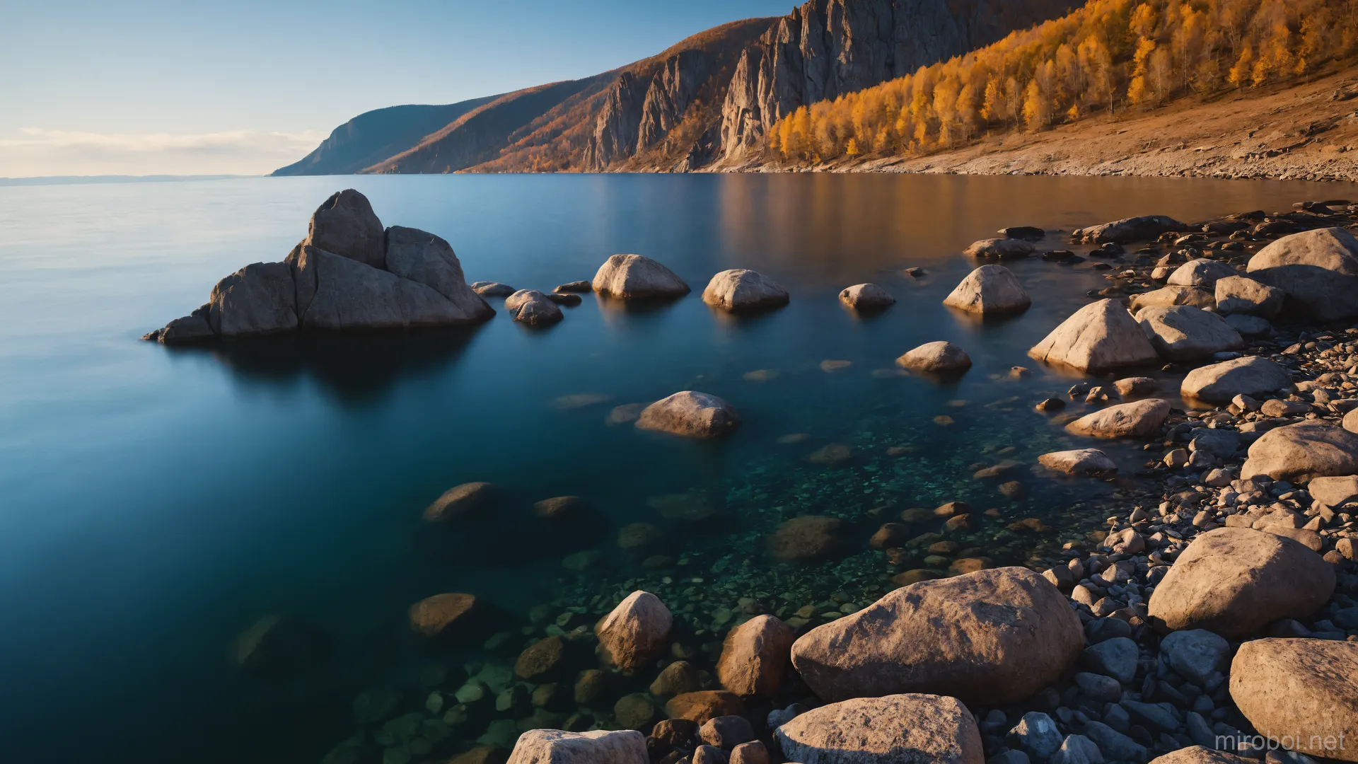 Golden Hour at Lake Baikal